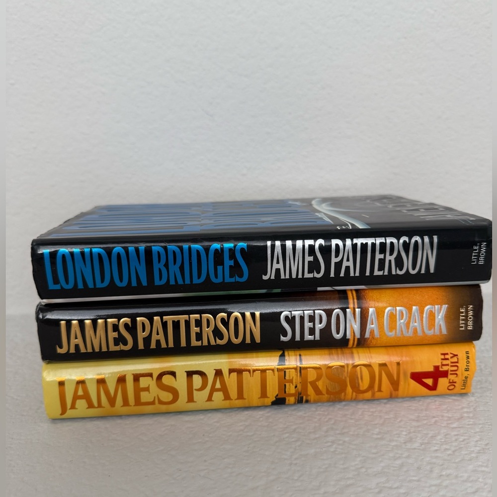 James Patterson hard cover Book Set of 3